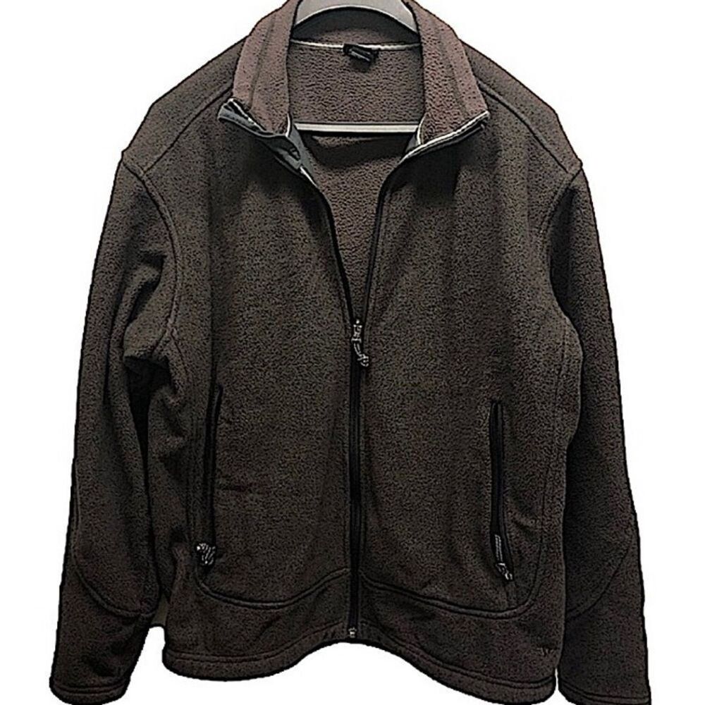 Sweater Large Mens Full Zip Normcore Classic Gorpcore Utility Pockets